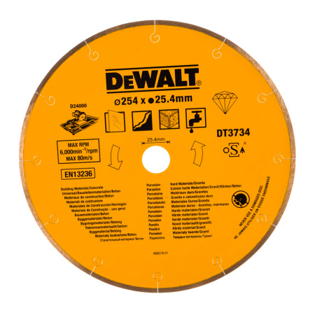 Круг алмазный DeWALT DT3734-QZ
