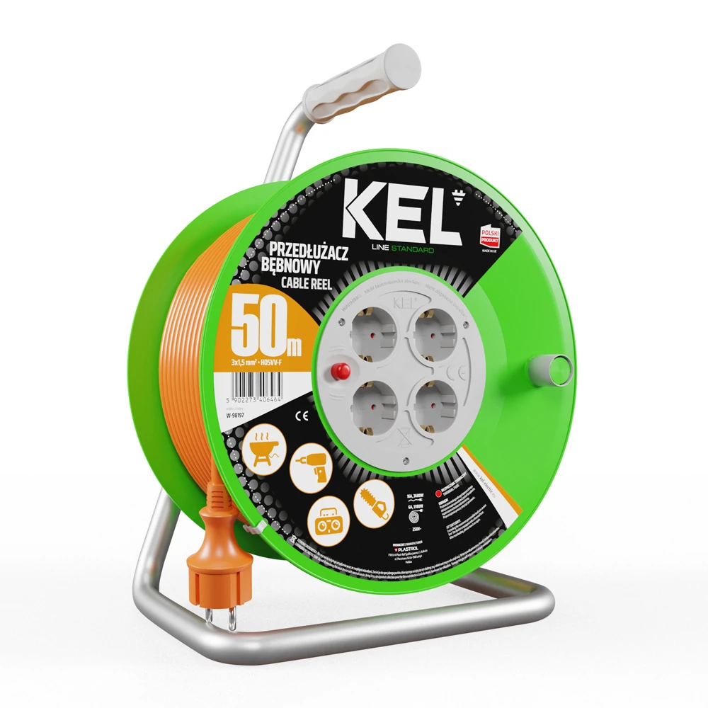 Удлинитель Kel W-98197 50\3*1,5 STD 1