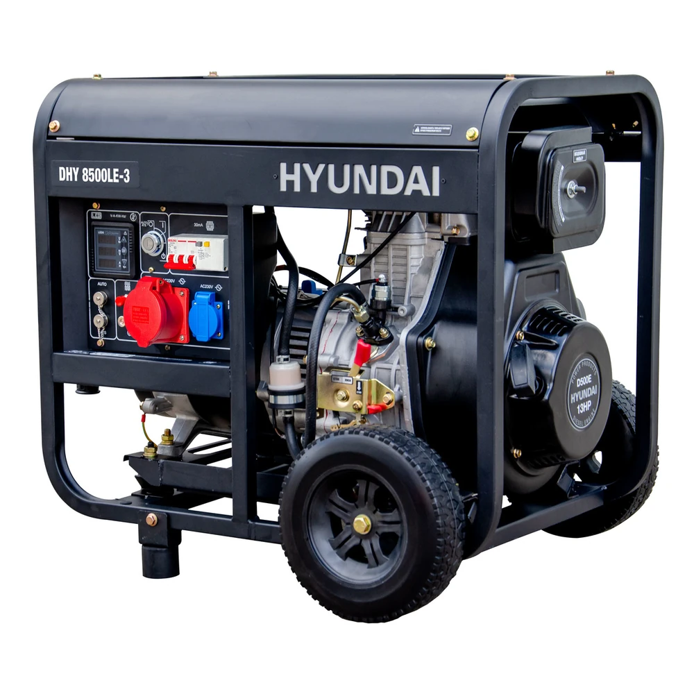 Электрогенератор Hyundai Силовое оборудование DHY 8500LE-3 1