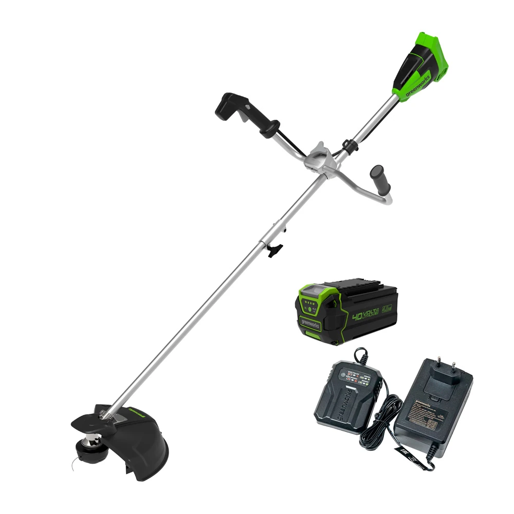 Турботриммер Greenworks GD40BCB (с АКБ 4 АЧ и ЗУ) (2105707UB) 1