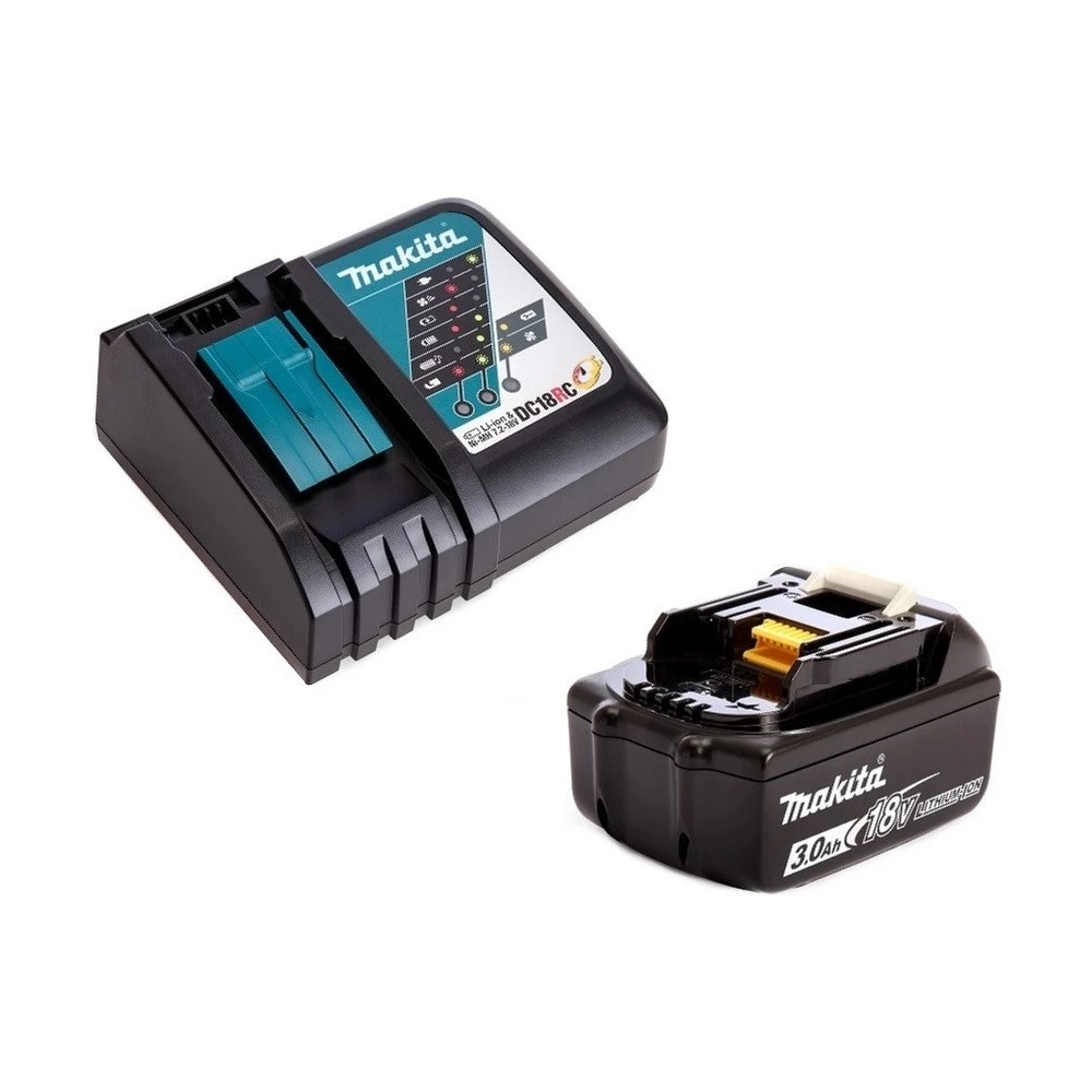 Электрорубанок Makita DKP181ZU+191A25-2 (BL1830B+DC18RC) 5