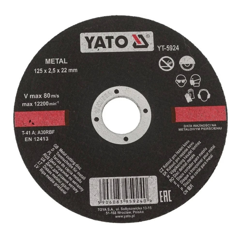 Круг отрезной YATO YT-5924 1