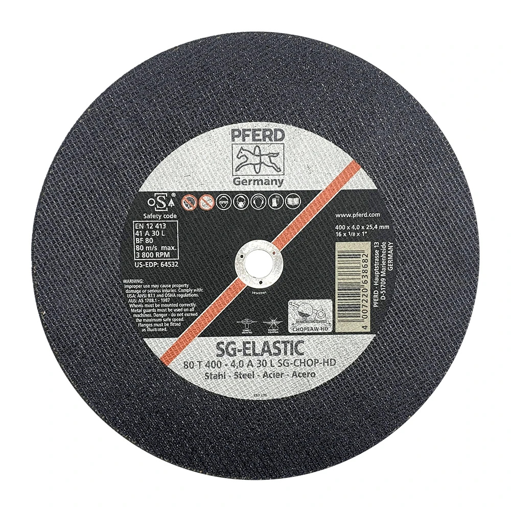 Круг отрезной Pferd 80 T 400-4,0 А 30 L SG-TABLE/25,4 1