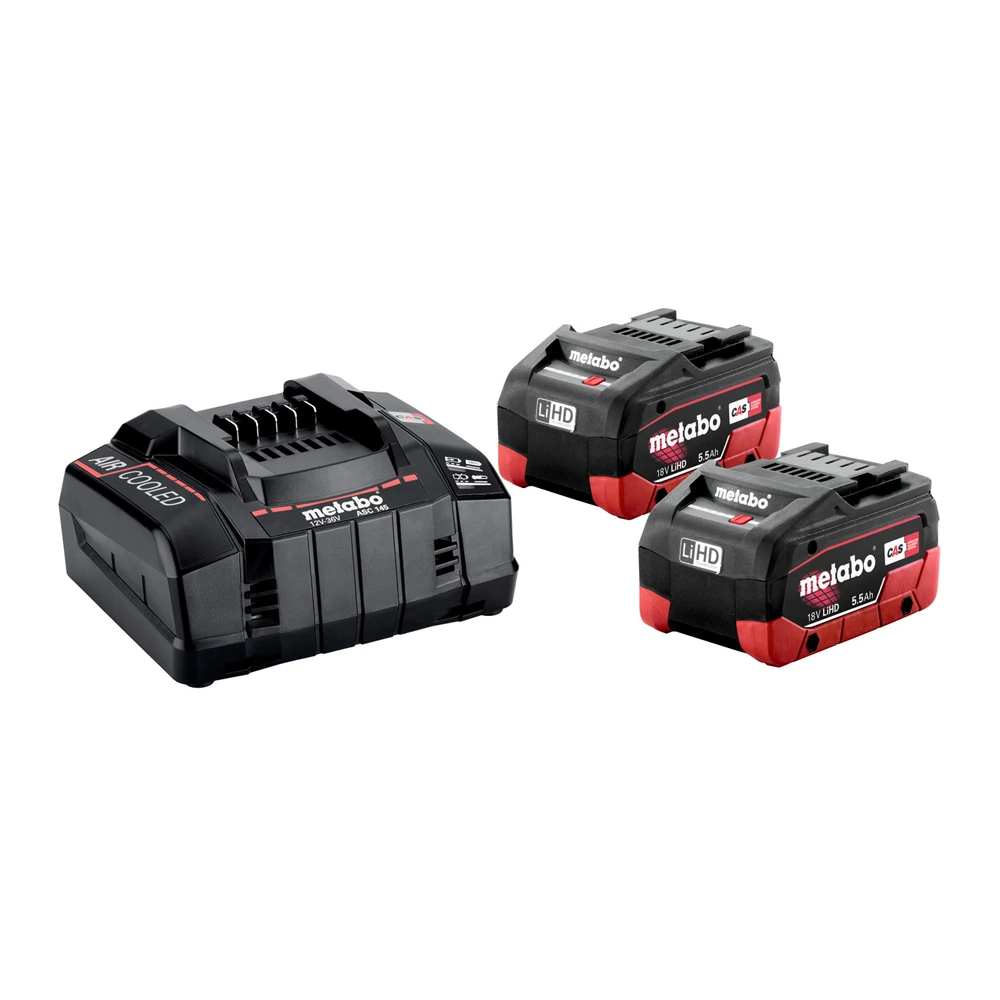 Энергокомплект METABO Basic-Set 2 x LiHD 5,5 Ah (685122000) 1