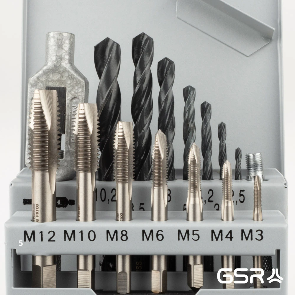 Набор метчиков и плашек GSR 00708040 2