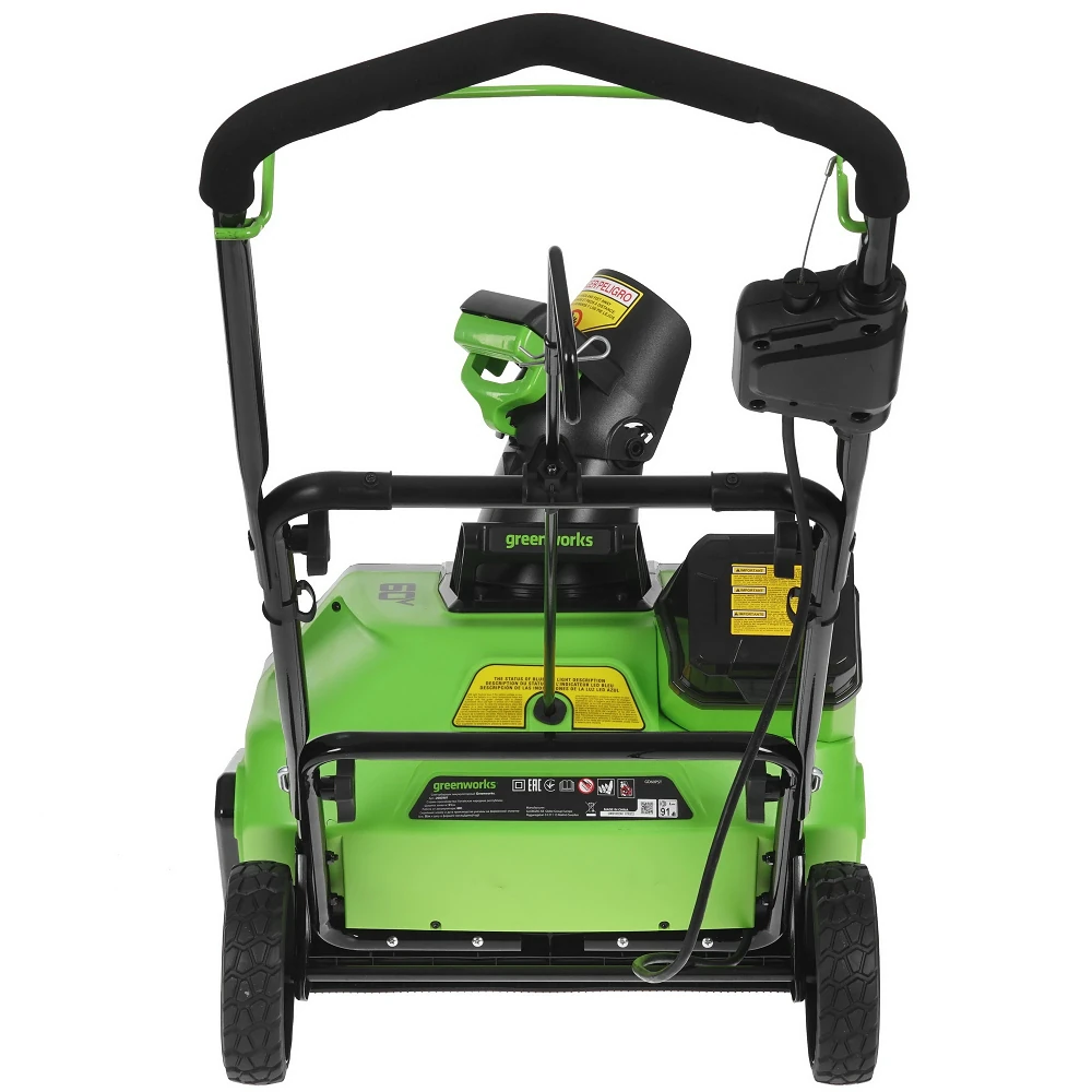 Снегоуборочная машина Greenworks GD60PSTK4 (60V с АКБ и ЗУ) 4
