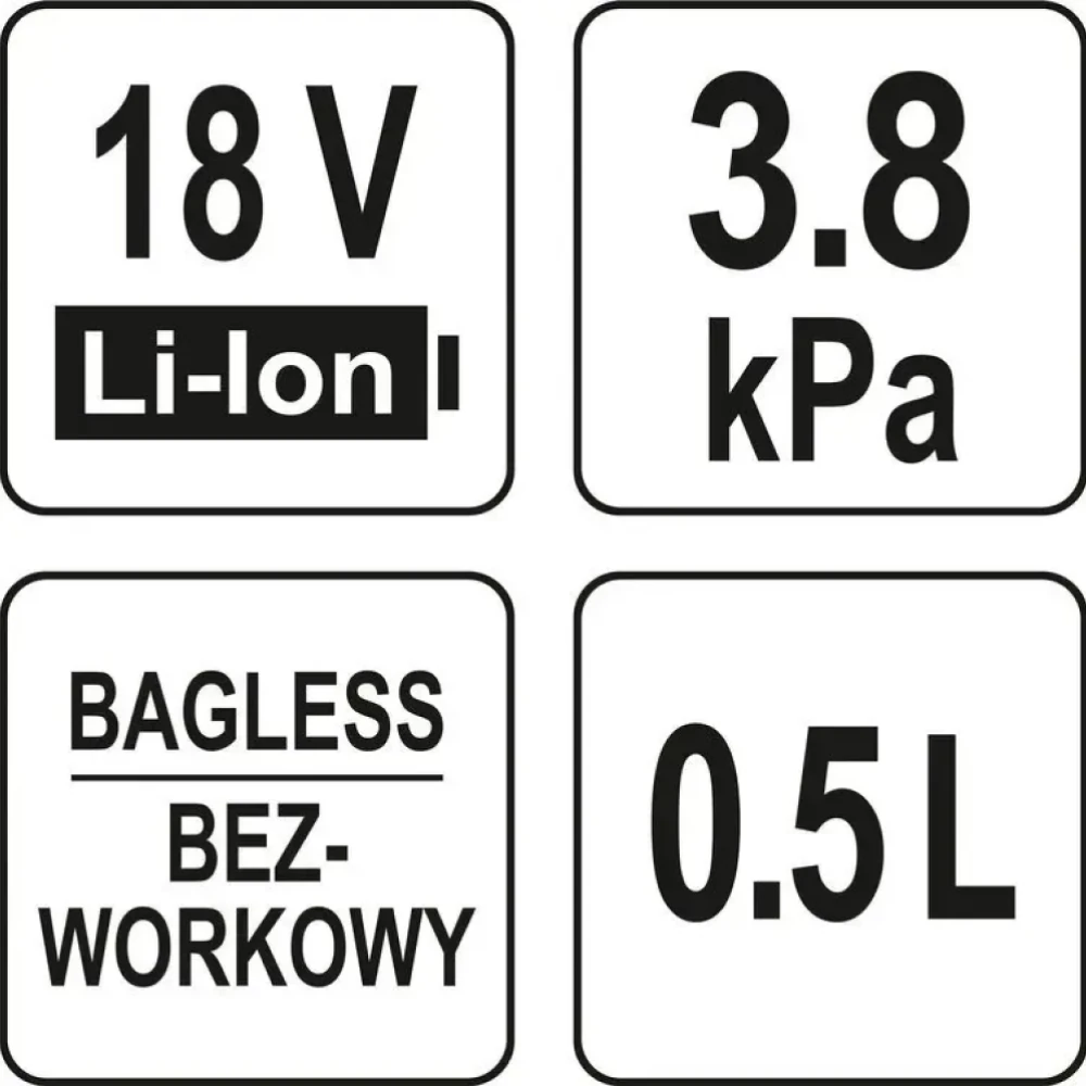 Пылесос YATO YT-85680 9