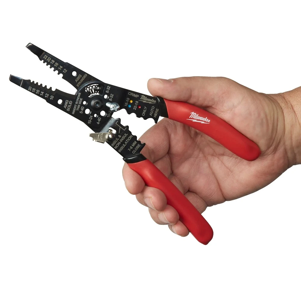 Инструмент для обжима и зачистки проводов Milwaukee 4932493816 2