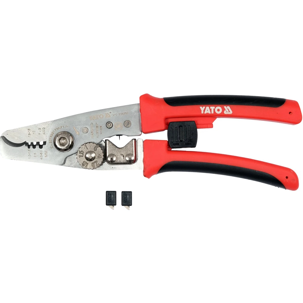 Инструмент для обжима и зачистки проводов YATO YT-19682 1