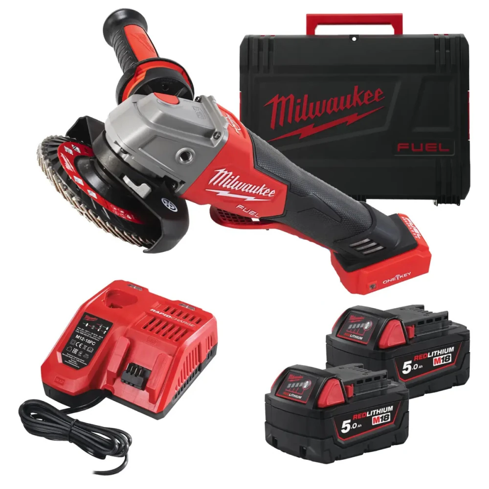 Углошлифовальная машина Milwaukee M18 ONEFSAG125XPDB-502X FUEL (4933478435) 1