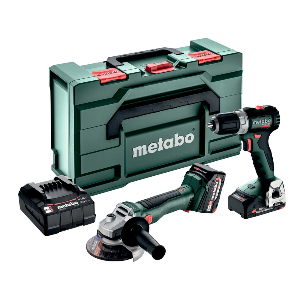 Набор инструментов METABO Combo Set 2.6.5 18 V (BS 18 L BL + W 18 L BL 9-125)  (685233000) 1