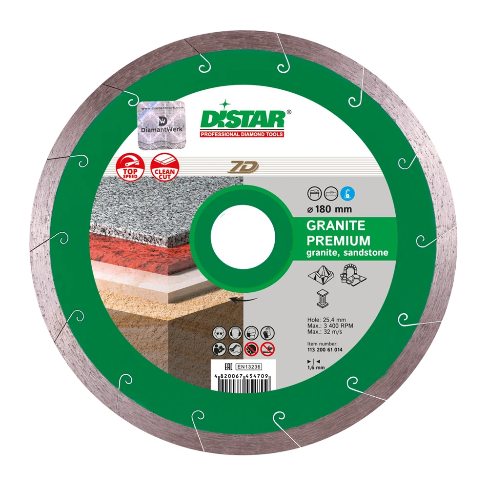 Круг алмазный DiStar Granite Premium 180х25.4 1