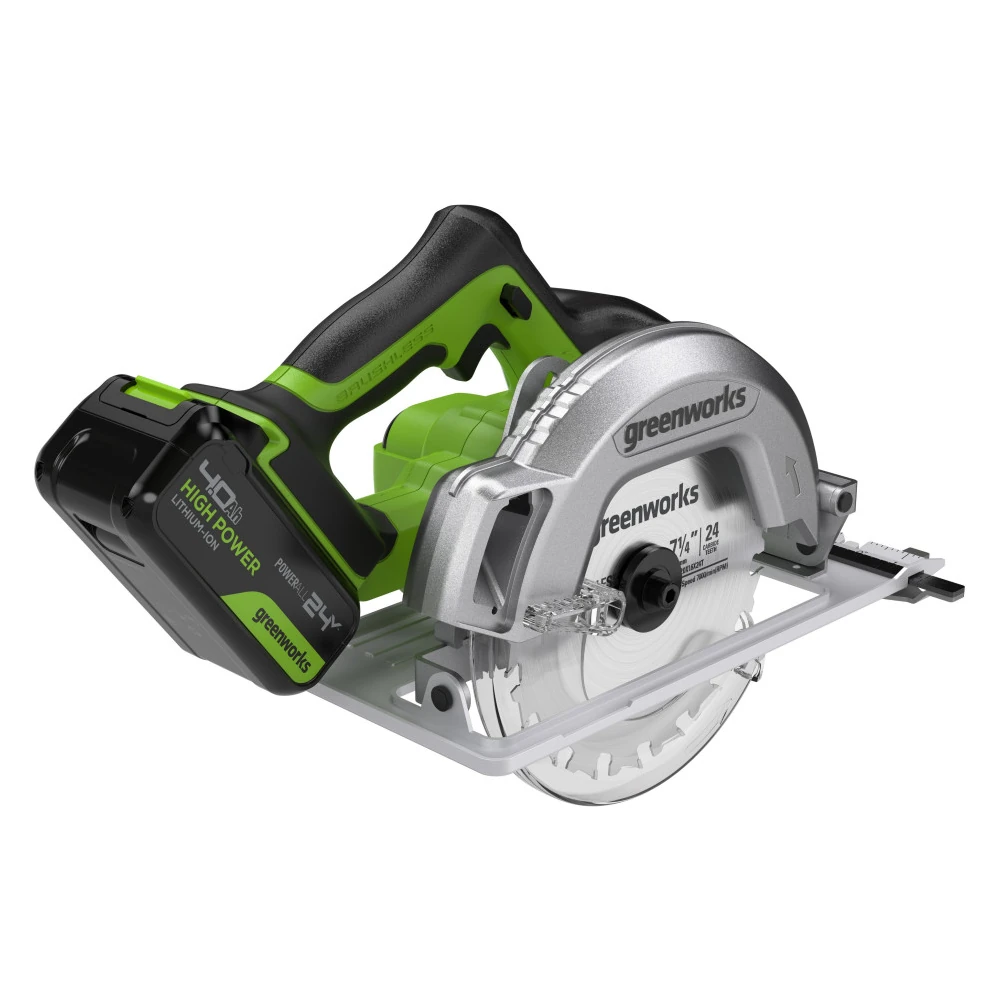 Пила дисковая Greenworks GD24CS 4