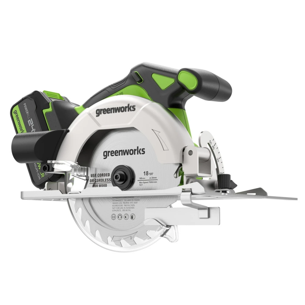 Пила дисковая Greenworks GD24CS165 3