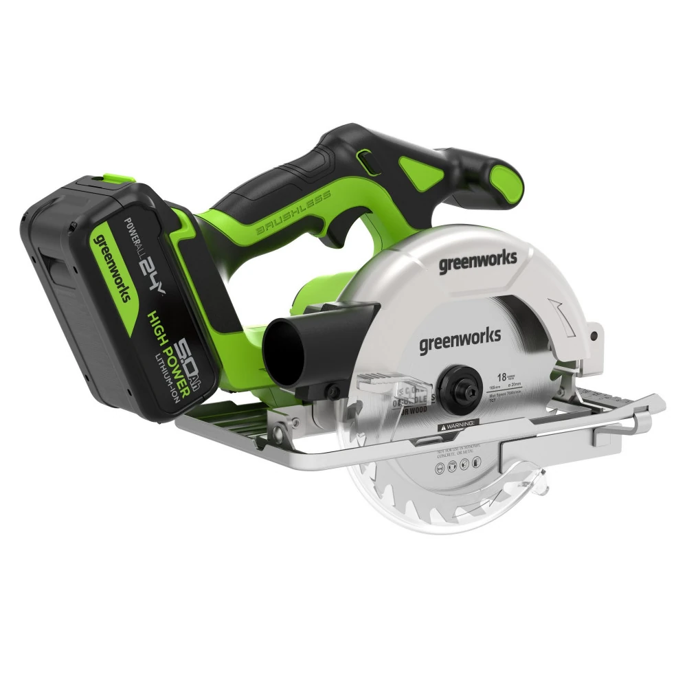 Пила дисковая Greenworks GD24CS165 5