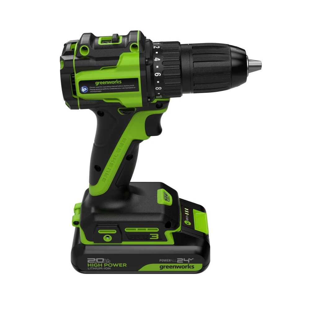 Шуруповерт Greenworks DD345 5