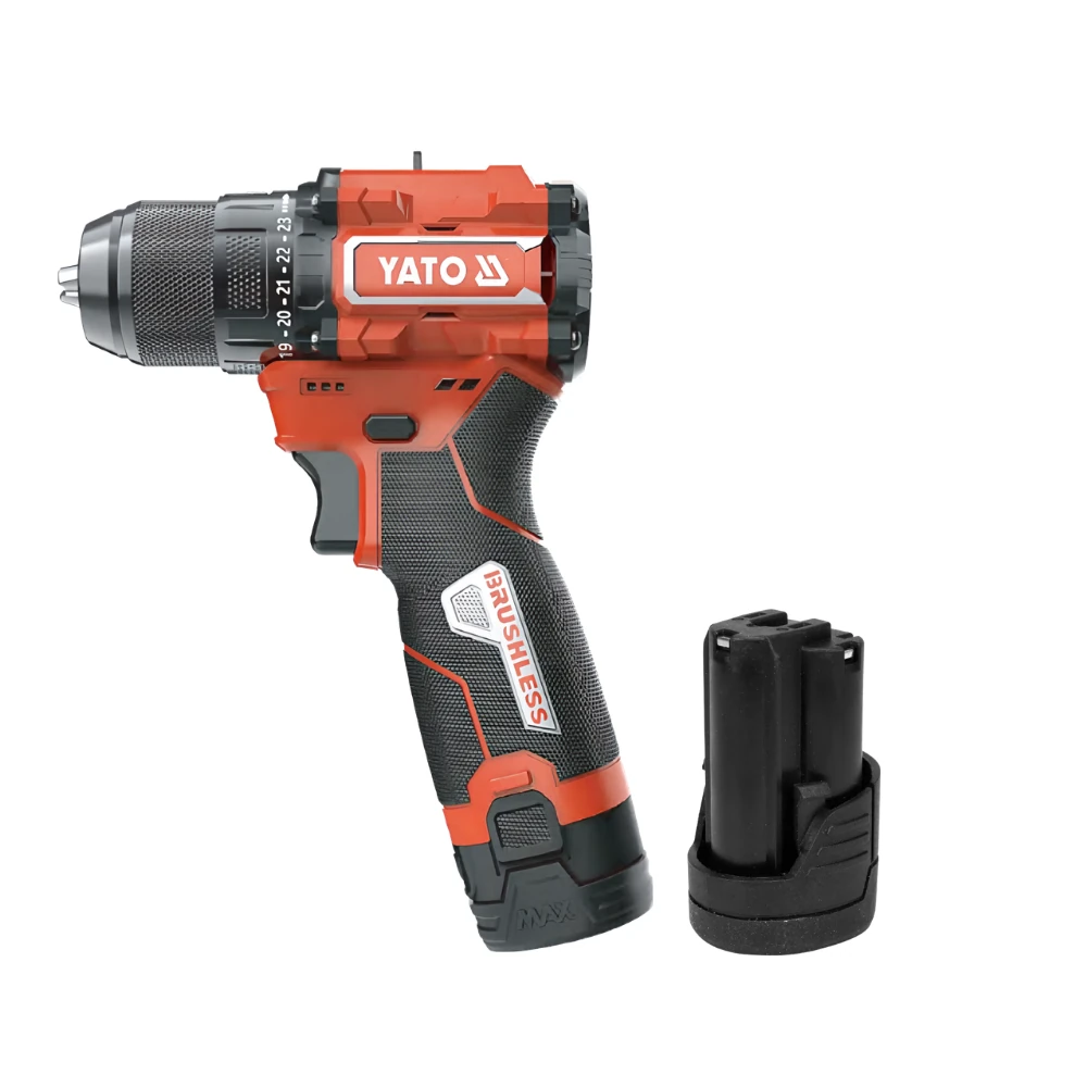 Дрель YATO YT-82852BL (комплект) 2