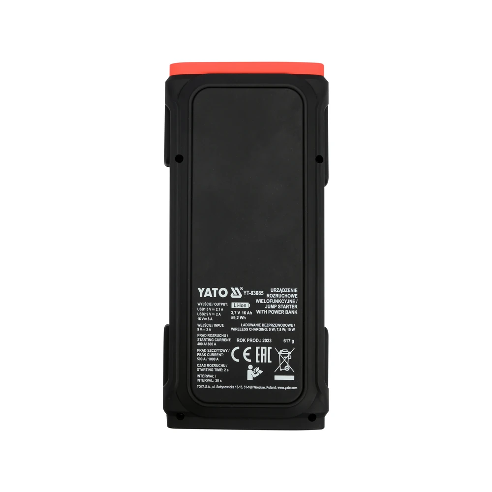 Зарядно-пусковое устр-во YATO YT-83085 4