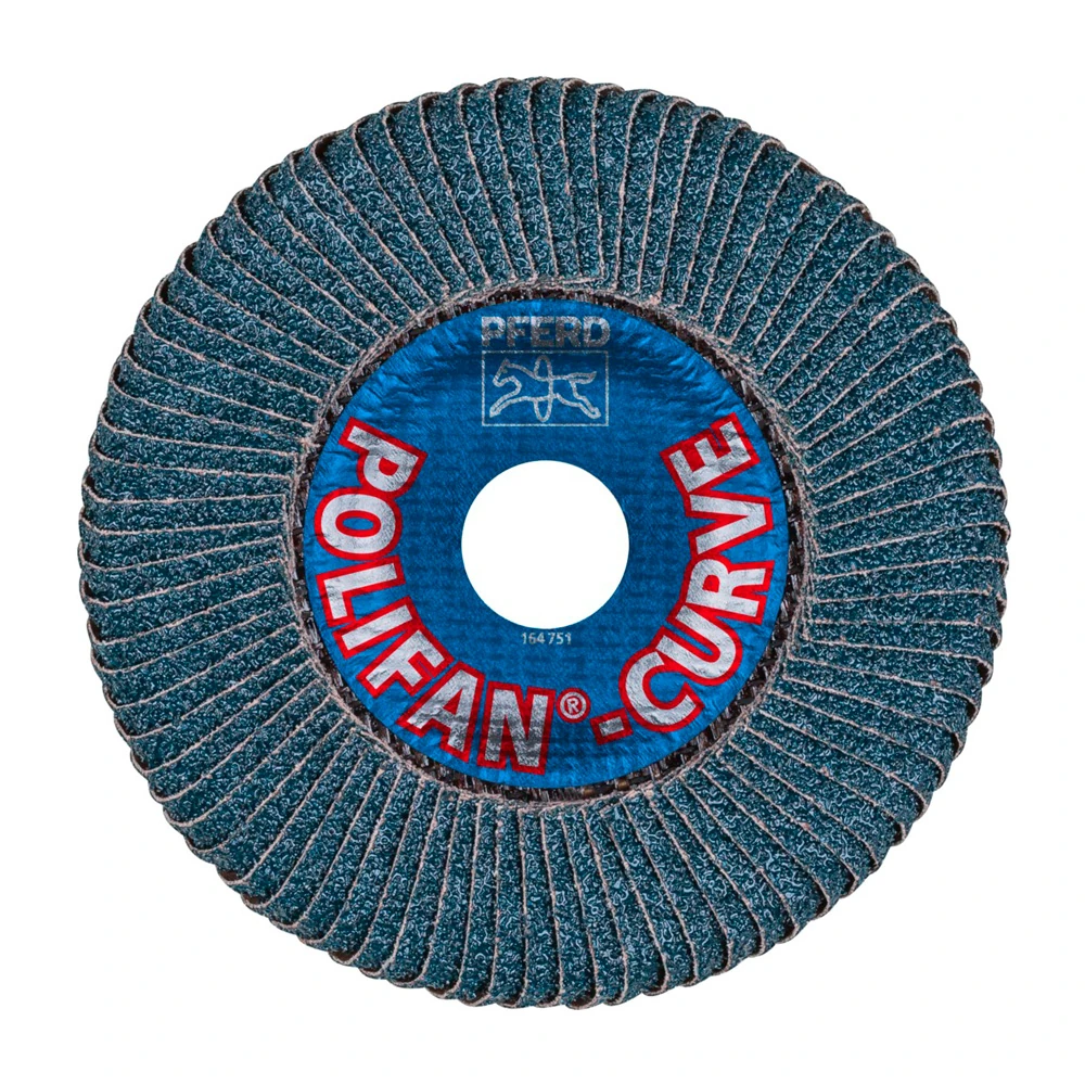 Круг шлифовальный Pferd PFR 125 Z 40 SGP-CURVE M/22.23 STEELOX 2