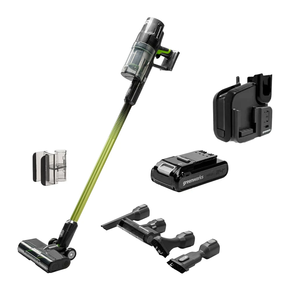 Пылесос Greenworks GD24SVK4 (с АКБ 4 АЧ и ЗУ) (4700607UB) 1