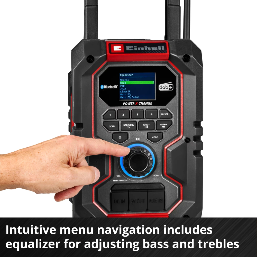 Аудиосистема Einhell Germany AG TE-CR 18 Li DAB+/FM/BT (340799542) 3
