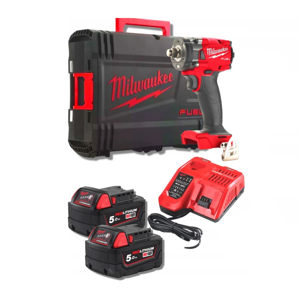 Гайковерт Milwaukee M18 FIW2F12-502X FUEL (Li-Ion 5 Ач) (4933478444) 1