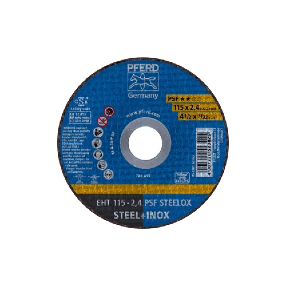 Круг отрезной Pferd EHT 115 - 2,4 PSF STEELOX 1