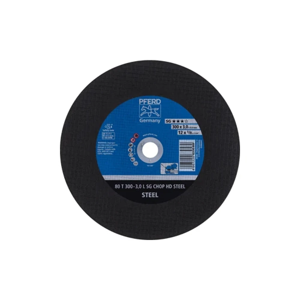 Круг отрезной Pferd 80 T 300-3,0 L SG CHOP HD STEEL/32,0 1