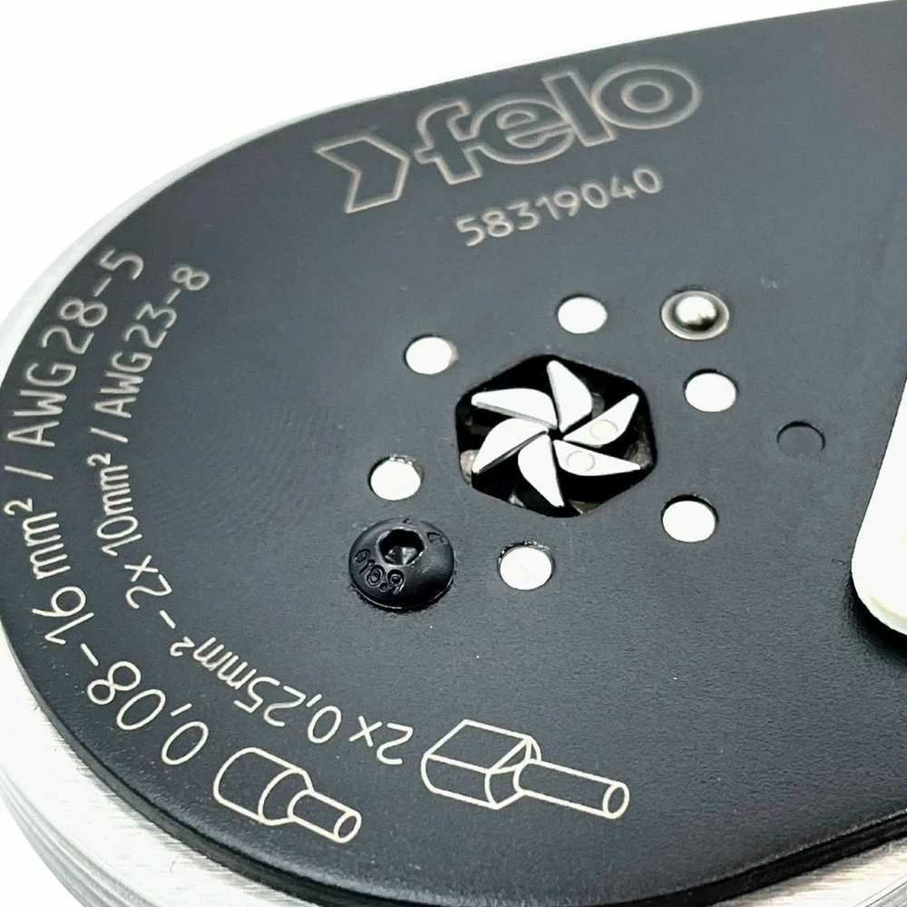 Инструмент для обжима и зачистки проводов Felo 58319040 5