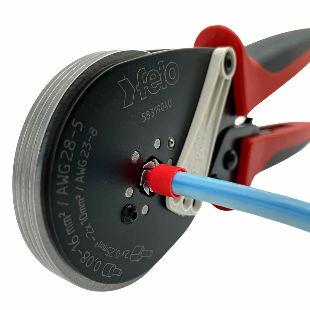 Инструмент для обжима и зачистки проводов Felo 58319040 7