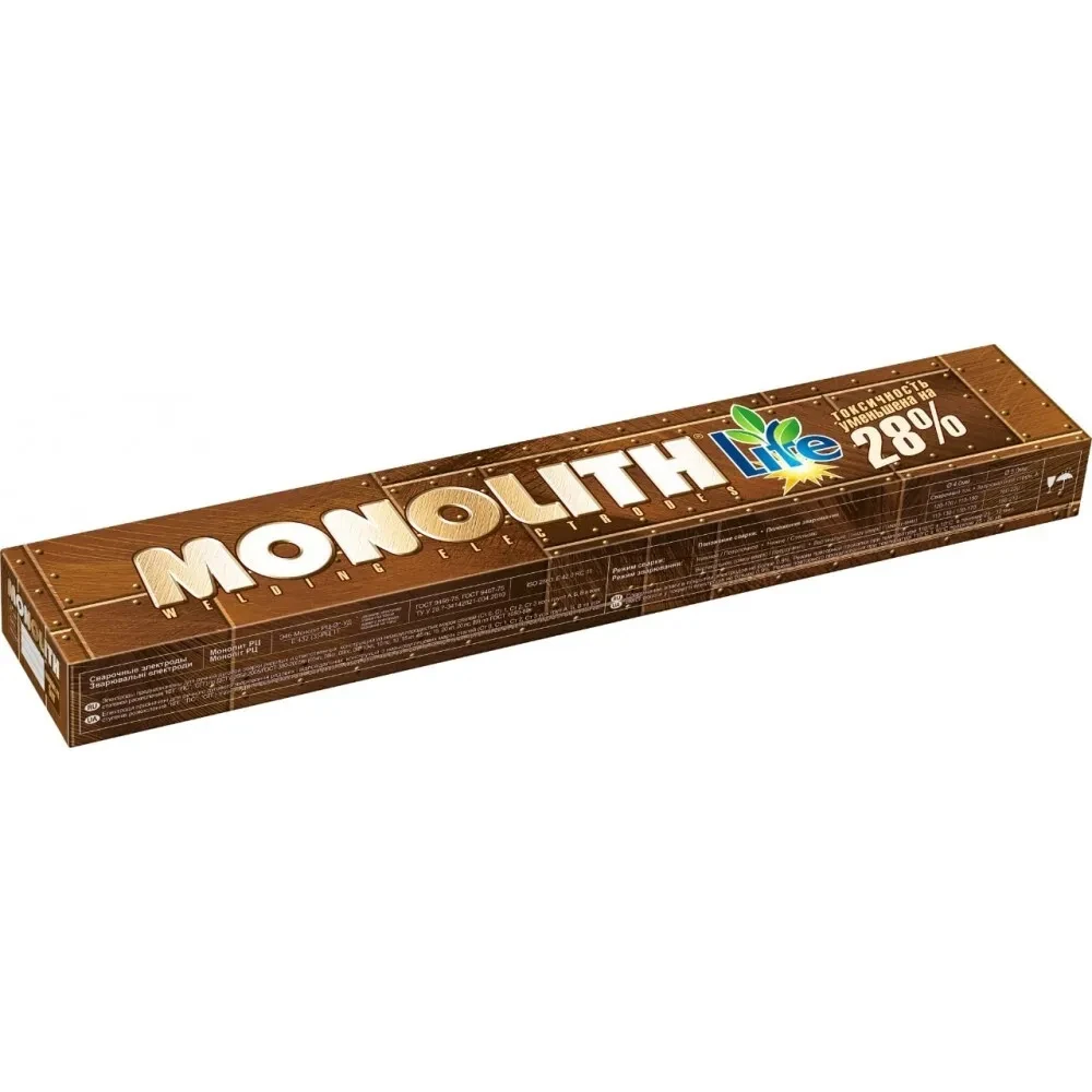 Электрод PlasmaTec Monolith R д 3 мм уп 2,5 кг 1