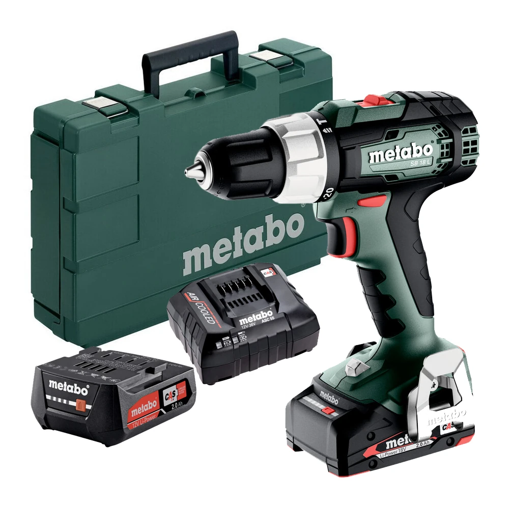 Дрель METABO SB 18 L 2x2Ач metaBOX 145 (614053500) 1