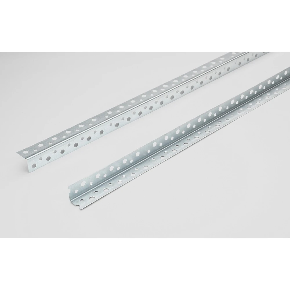 Профиль Stroby Оцинкованный профиль перфорированный 20х20х3000 мм для углов, толщина 0,3мм 1