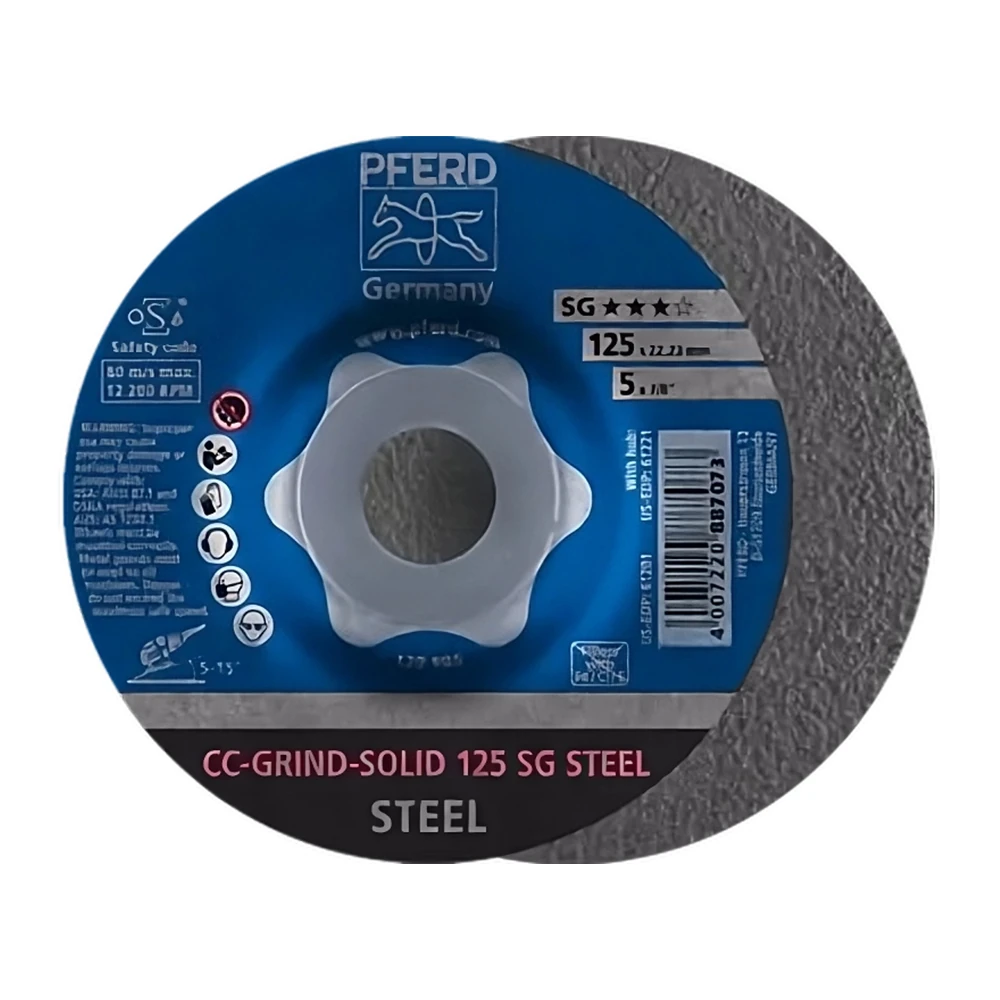 Фибродиск Pferd CC-GRIND-SOLID 125 SG STEEL 1