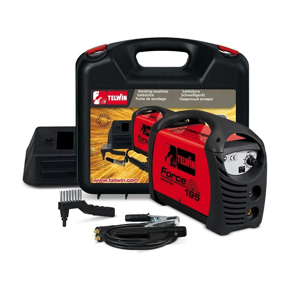 Инвертор MMA в кейсе Telwin Force 195 +ACC 1