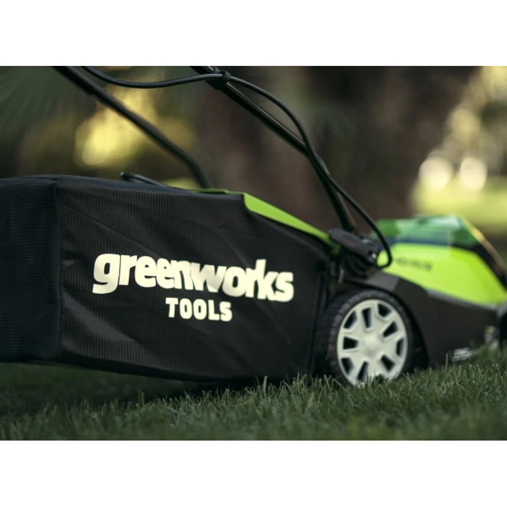 Газонокосилка аккумуляторная Greenworks G40LM35K4 (40V, 1хАКБ 4Ач и ЗУ) 2501907UB 7