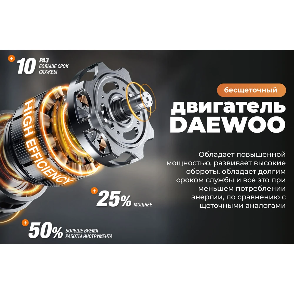Турботриммер Daewoo DABC 4242Li SET 19