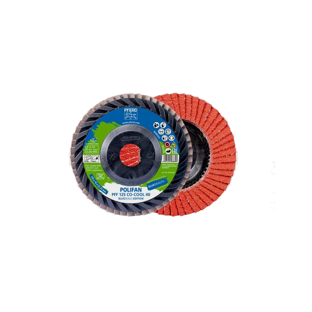 Круг шлифовальный Pferd PFF 125 CO-COOL 40 BLUEDEALS EDITION 1