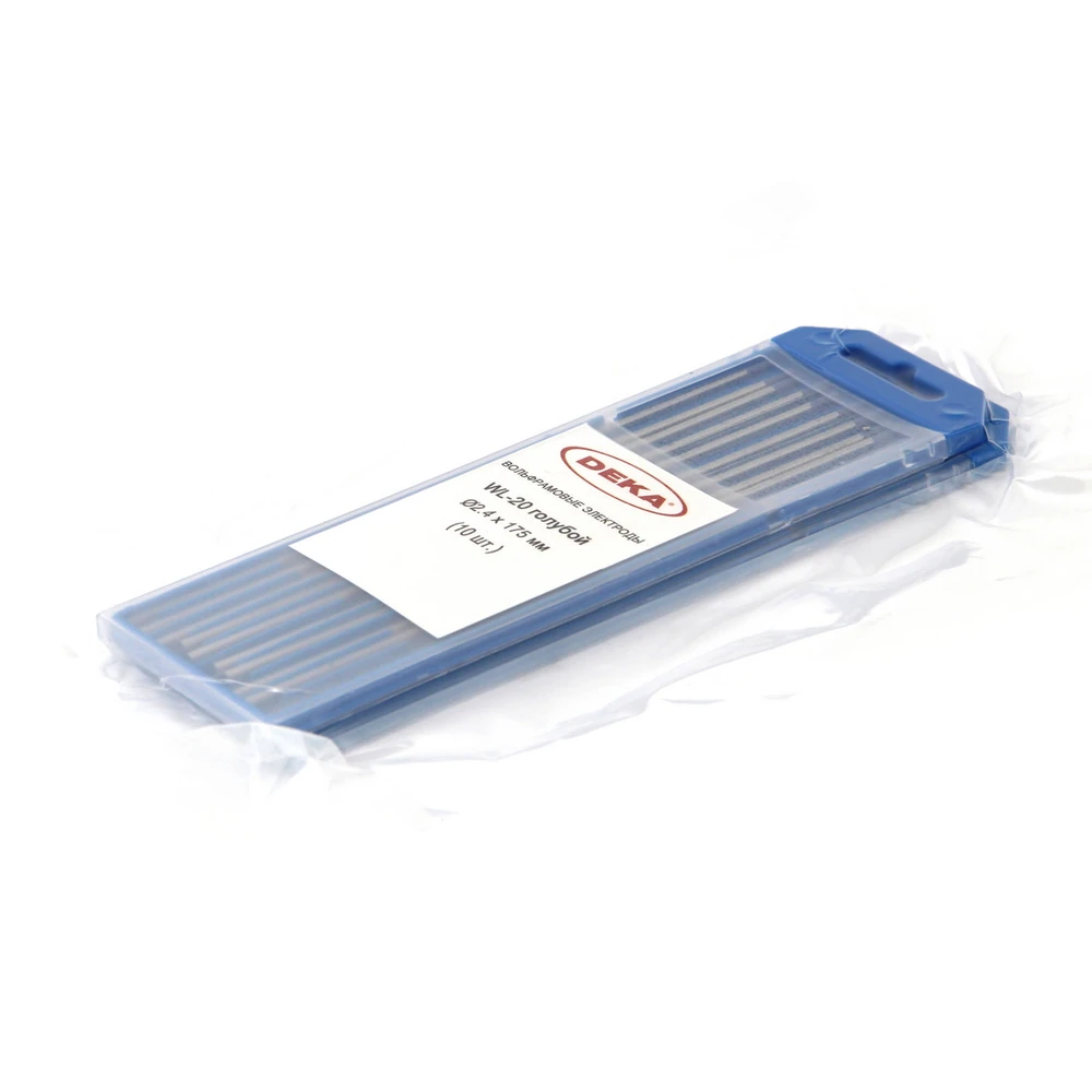 Сварочные электроды TIG DEKA DEKA WL-20 d=2,4 мм (голубой,20 шт в уп.) 1