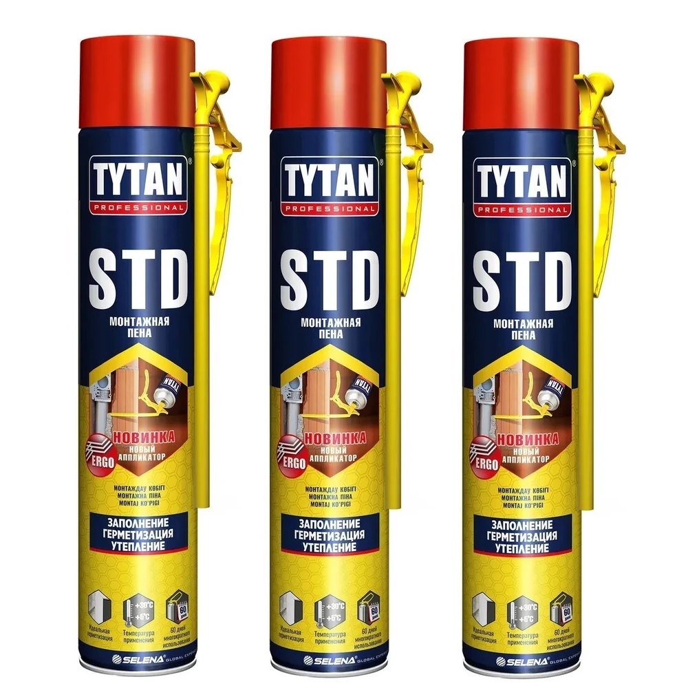 Пена Selena TYTAN СТД всесезонная (750 ml) 1