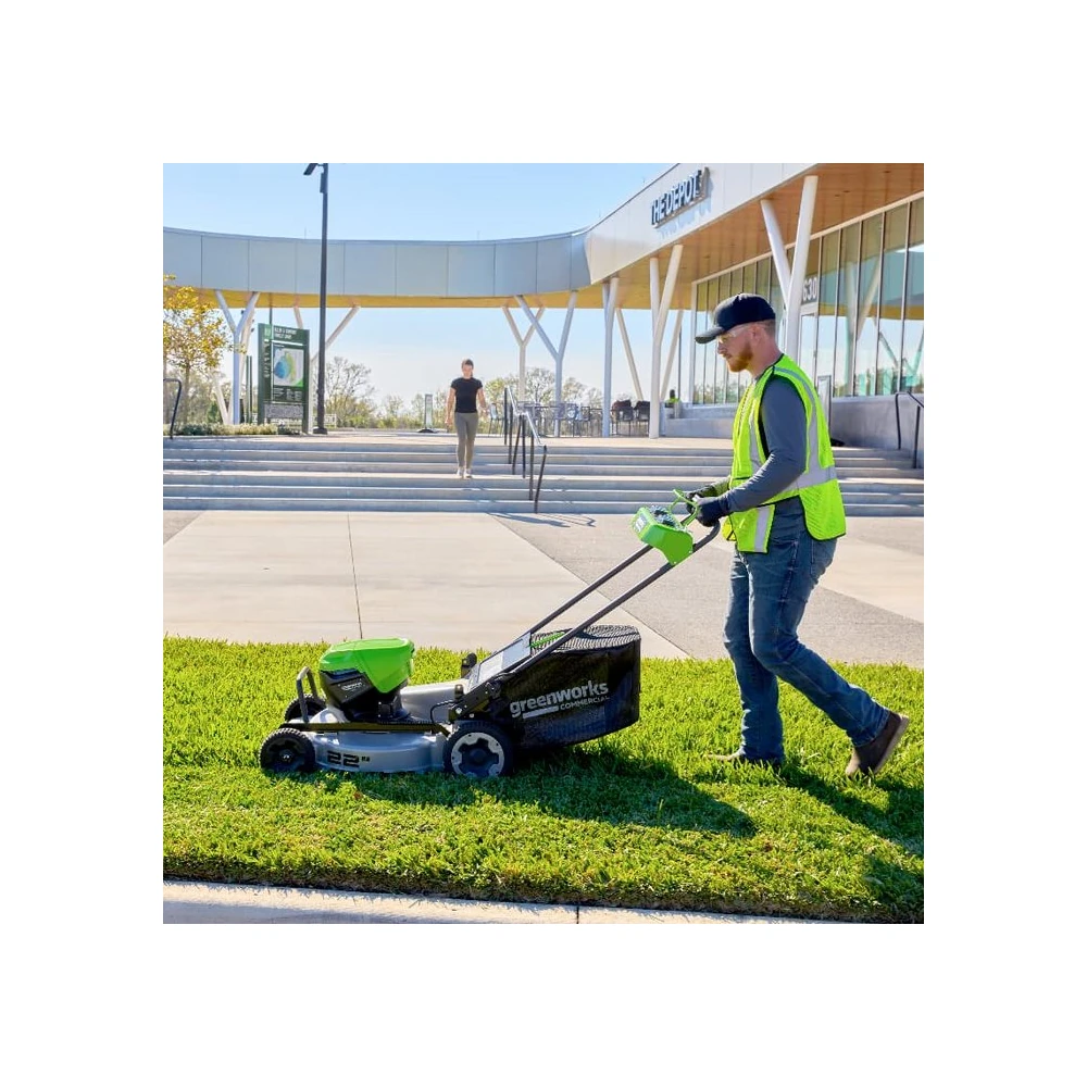 Газонокосилка аккумуляторная Greenworks LM221S (82V, без АКБ и ЗУ) 2519407 4