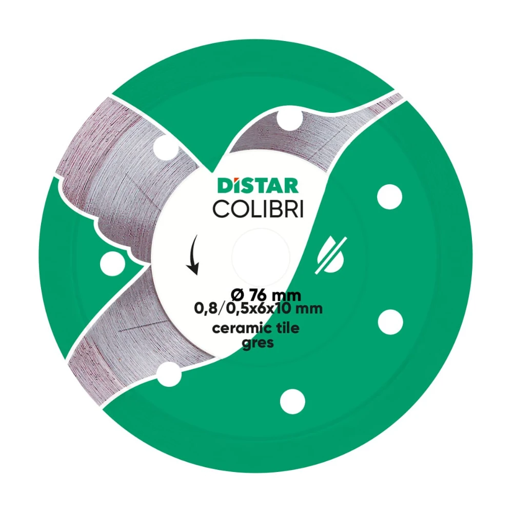 Круг алмазный DiStar Colibri 76x0,8 1