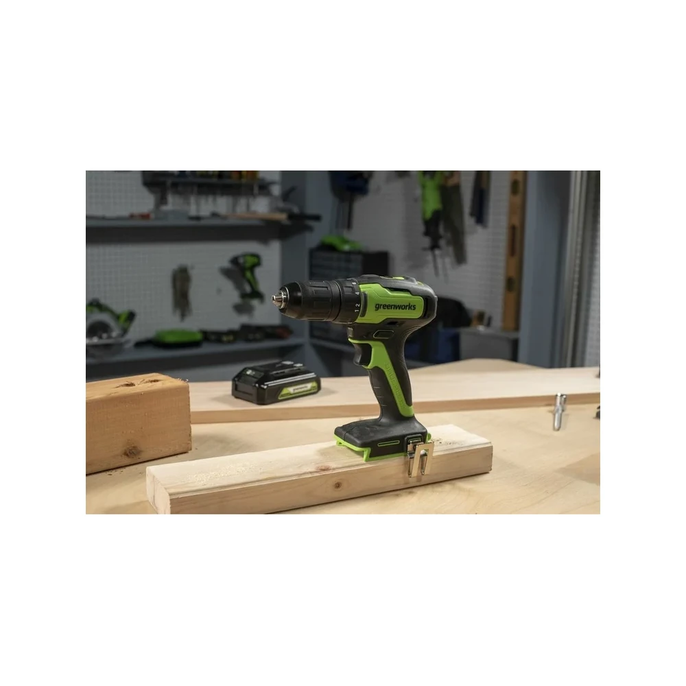 Шуруповерт Greenworks GD24DD35 (24V, без АКБ и ЗУ) 3704007 3