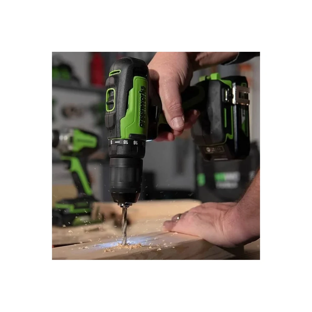 Шуруповерт Greenworks GD24DD35 (24V, без АКБ и ЗУ) 3704007 5