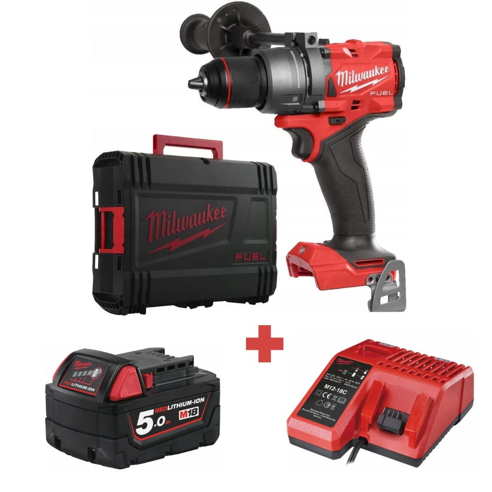 Дрель Milwaukee M18 FPD3-0X (4933479859) + M18 B5 (4932430483) + М12-18С (4932352959) 1