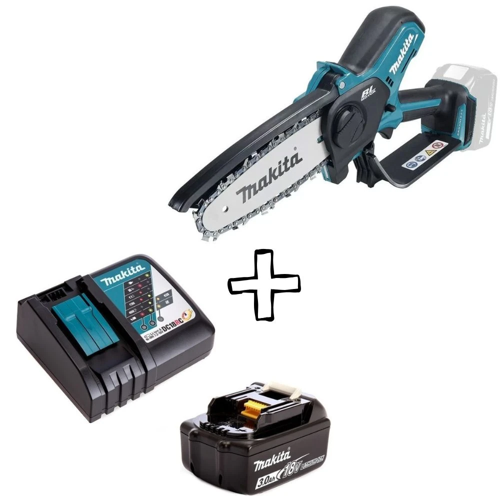 Пила цепная Makita DUC150Z+191A25-2 (BL1830B+DC18RC) 2