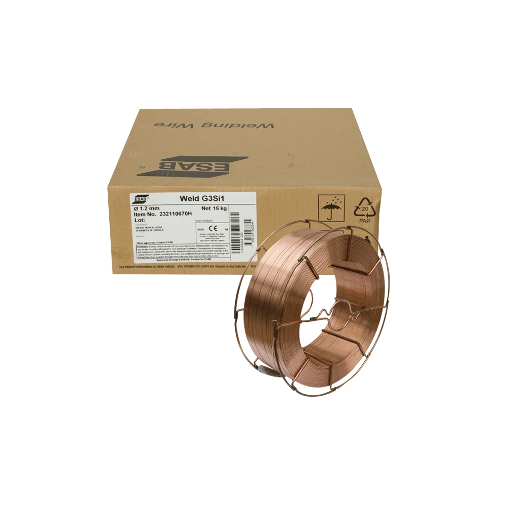 Сварочная проволока Esab Weld G3Si1 0.8mm 5kg 1