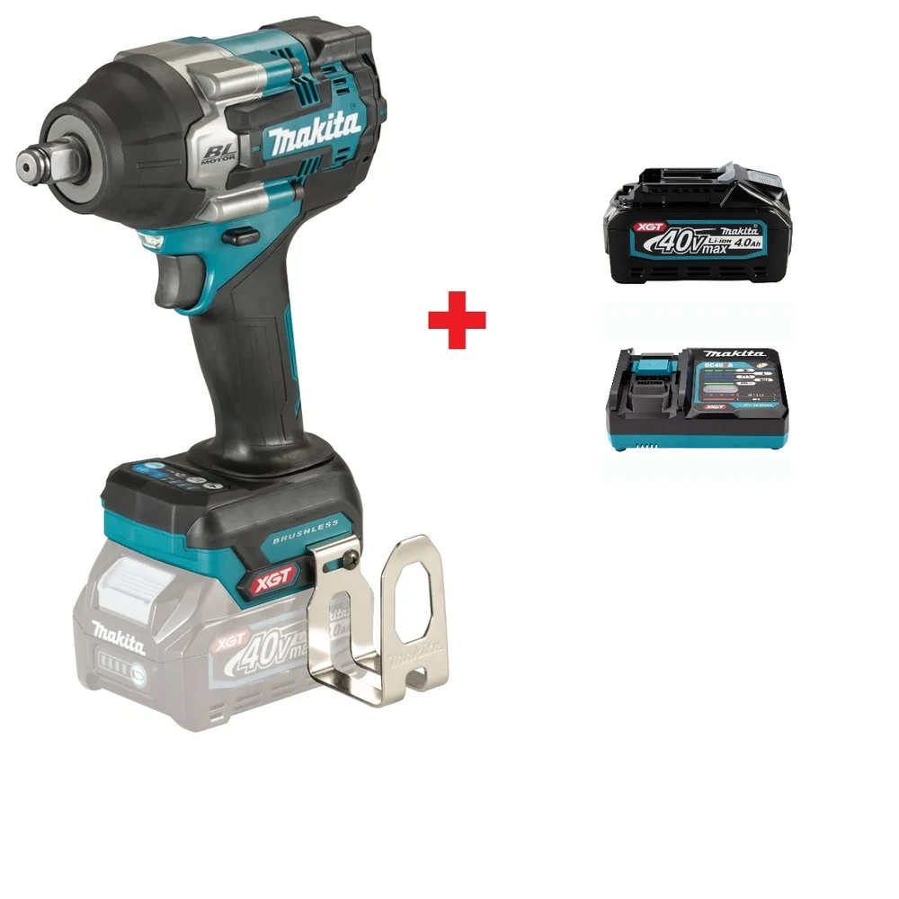 Гайковерт Makita TW007GZ + BL4040 (191B26-6) + DC40RA (191E10-9) 1