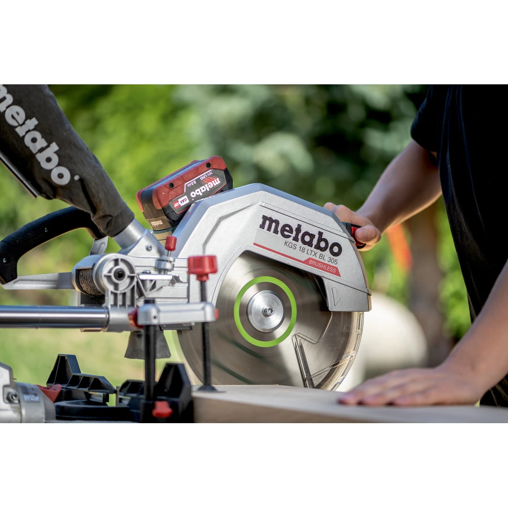 Пила торцовочная METABO KGS 18 LTX BL 305 (614305850) 6