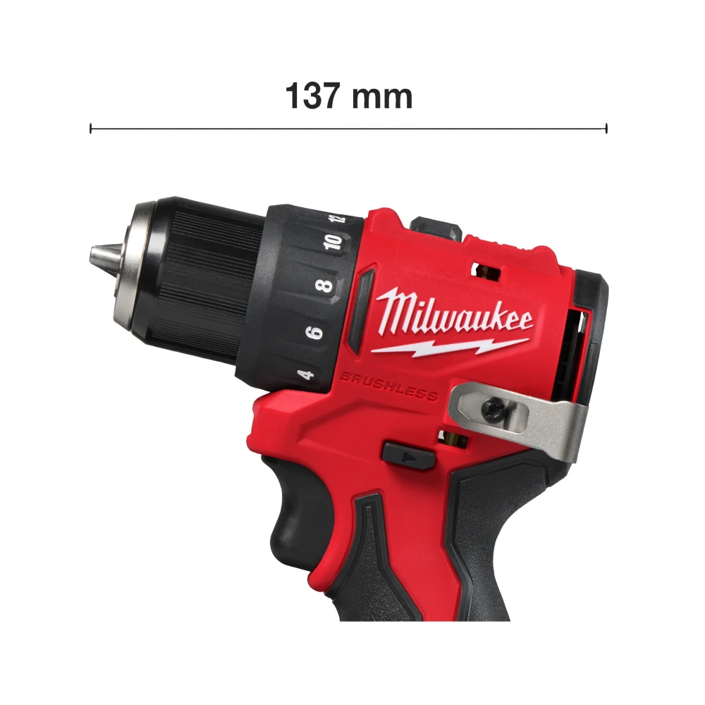 Дрель Milwaukee M12 BLDDRC-201BRF (4933500773) 5